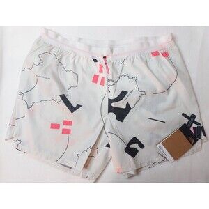 The North Face Mens Sunriser Trail Print Light Mesh Shorts Large Brief Liner NWT